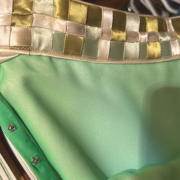 Vintage Lilli Green Chiffon Maxi Skirt - Picture 3 of 17